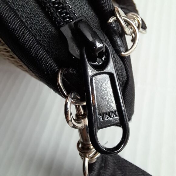 Bamboo Weave Purse Handbag Satin Trim Vacation Resort Travel Boho Beach Date - Picture 7 of 16